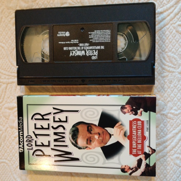 Lord Peter Wimsey The Unpleasantness At The Bellona Club 4 VHS BBC Drama Mystery - Picture 9 of 10